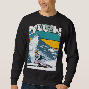 Swiss National Park Souvenir Switzerland Mountains Sweatshirt