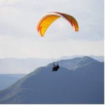 Swiss Paragliding Orange Photo Sculpture Decoration<br><div class="desc">Paragliding is the recreational and competitive adventure sport of flying Para gliders.</div>