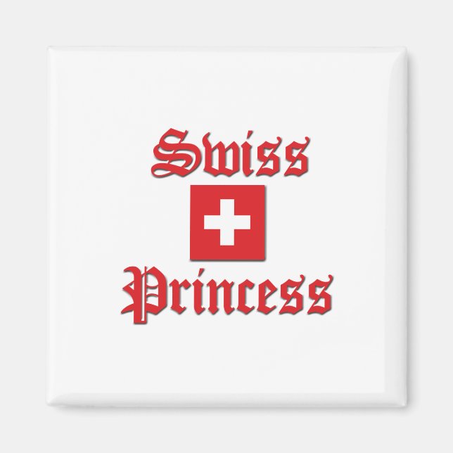 Swiss Princess Magnet (Front)