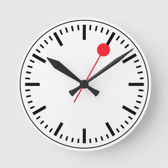 Swiss Railway Clock (Front)