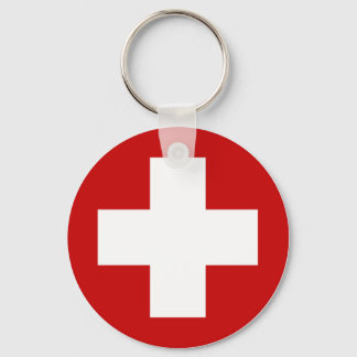 Swiss Red Cross Emergency Recovery Roundell Key Ring