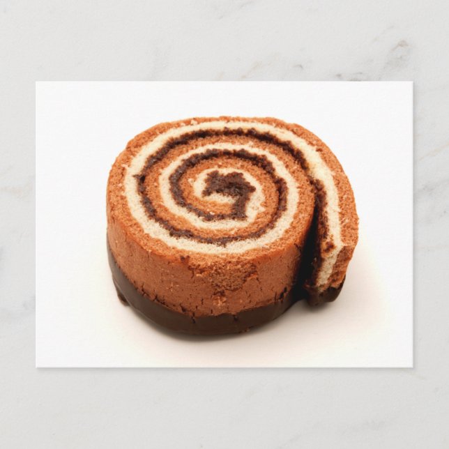 Swiss roll postcard (Front)