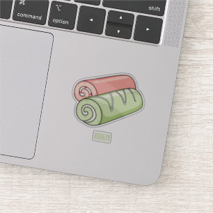 Swiss roll / roll cake cartoon illustration