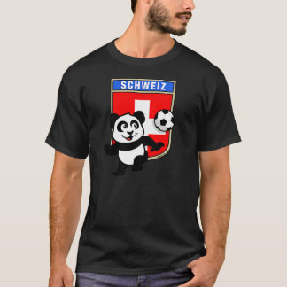Swiss Soccer Panda (dark shirts) T-Shirt