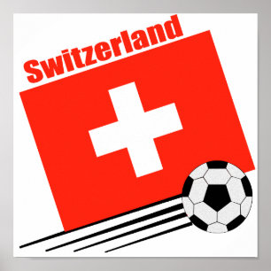 Swiss Soccer Team Poster