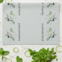 Swiss Switzerland text Edelweiss family name