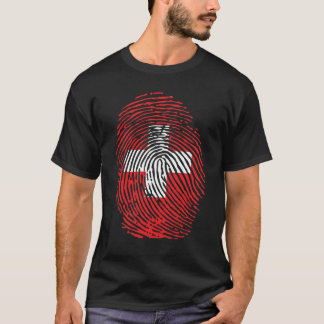 Swiss Touch - Fingerabdruck T-Shirt