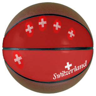 Swiss touch fingerprint flag basketball