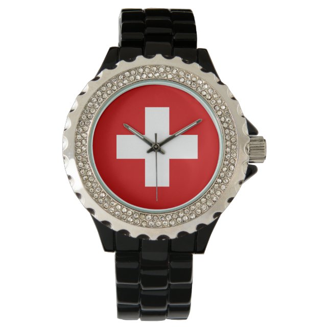 Swiss Watch - The flag of Switzerland (Front)