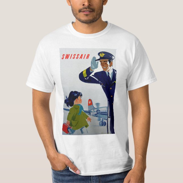 Swissair Little Girl T-Shirt (Front)