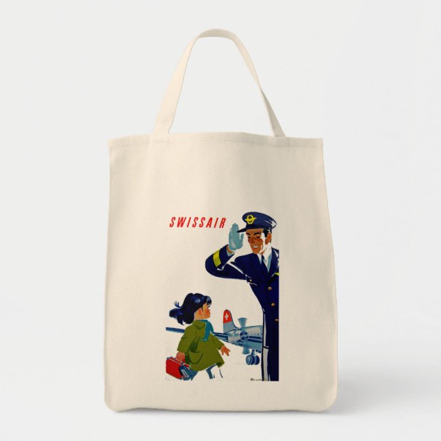 Swissair Little Girl Tote Bag (Front)