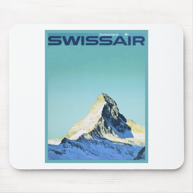 Swissair, Matterhorn Mouse Mat (Front)