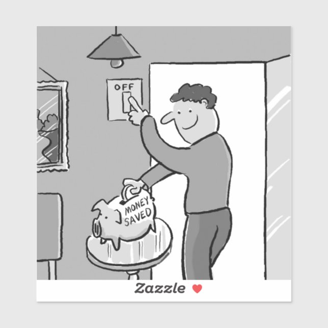 Switch Off Lights Save Energy (Sheet)