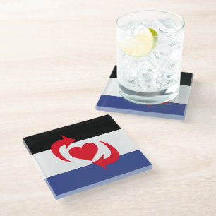 Switch Pride Glass Coaster