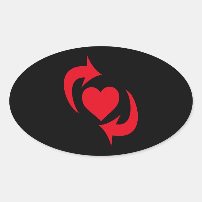Switch Pride Oval Sticker (Front)