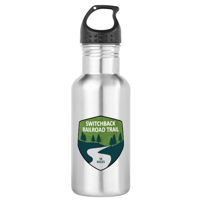 Switchback Railroad Trail 532 Ml Water Bottle (Front)