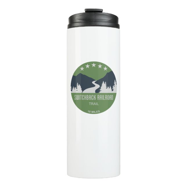 Switchback Railroad Trail Thermal Tumbler (Front)