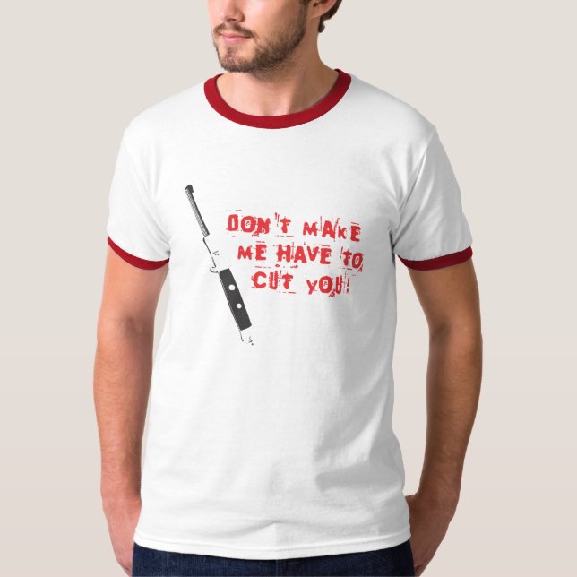 Switchblade Comb Knife T-Shirt (Front)