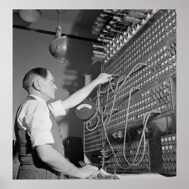 SWITCHBOARD OPERATOR 1943 POSTER (Front)