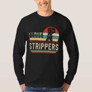 Switches Be Trippin' Electrician Electrical Engine T-Shirt