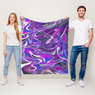 Switches Brushes of Colours Fleece Blanket