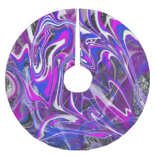 Switches Brushes of Colours Tree Skirt