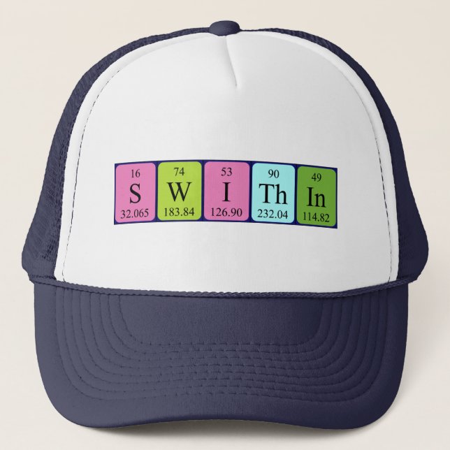 Swithin periodic table name hat (Front)