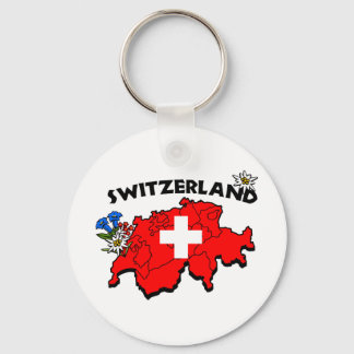 Switz Map Keychain