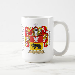 Switzer, the Origin, the Meaning and the Crest Coffee Mug