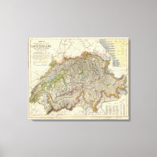 Switzerland 10 canvas print
