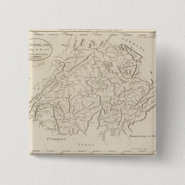 Switzerland 12 15 cm square badge (Front)