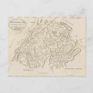 Switzerland 12 postcard