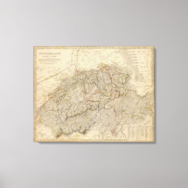 Switzerland 13 canvas print (Front)
