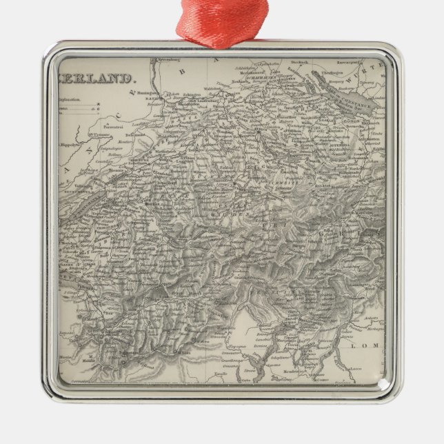 Switzerland 15 metal tree decoration (Front)
