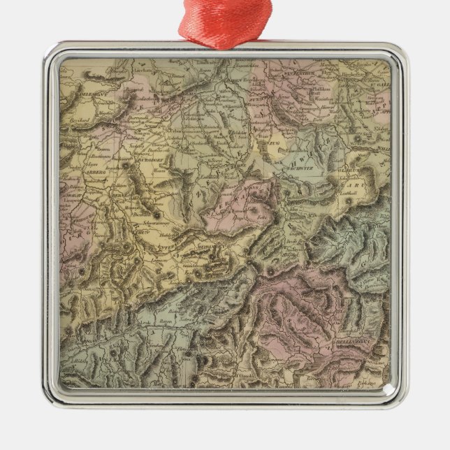 Switzerland 16 metal tree decoration (Front)