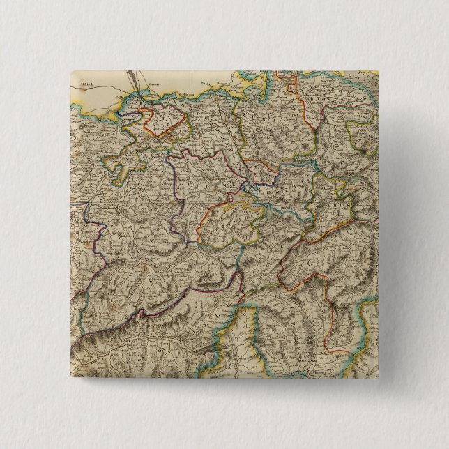 Switzerland 17 15 cm square badge (Front)