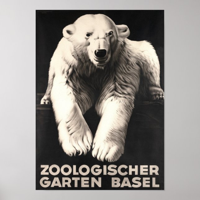 " Switzerland: 1874/today Basel - Zoologischer Gar Poster (Front)