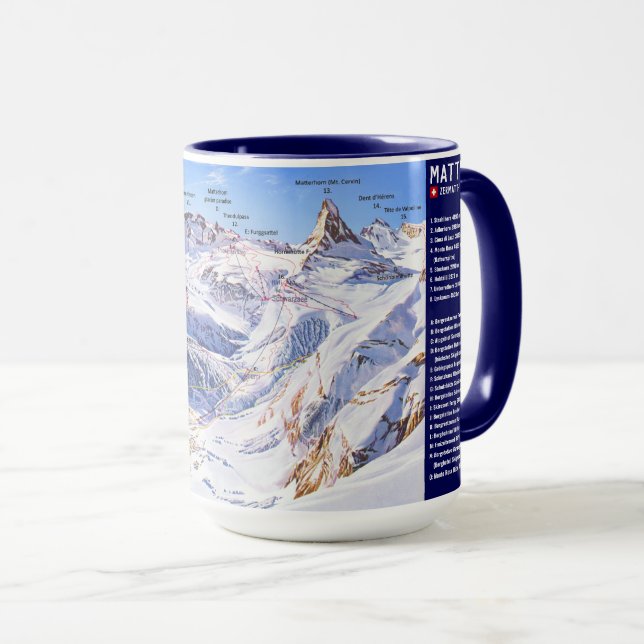 " Switzerland: 2021/today - Zermatt/Matterhorn Pan Mug (Front Right)