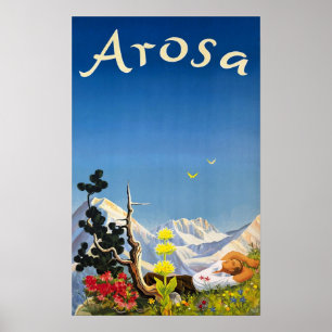 " Switzerland: 2022/today Graubünden - Arosa Summe Poster