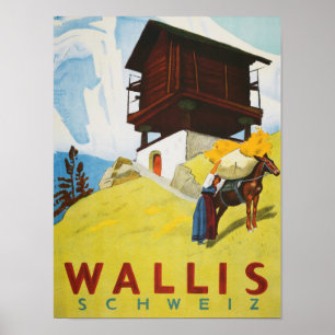 " Switzerland: 2022/today - Kt. Valais summer trip Poster