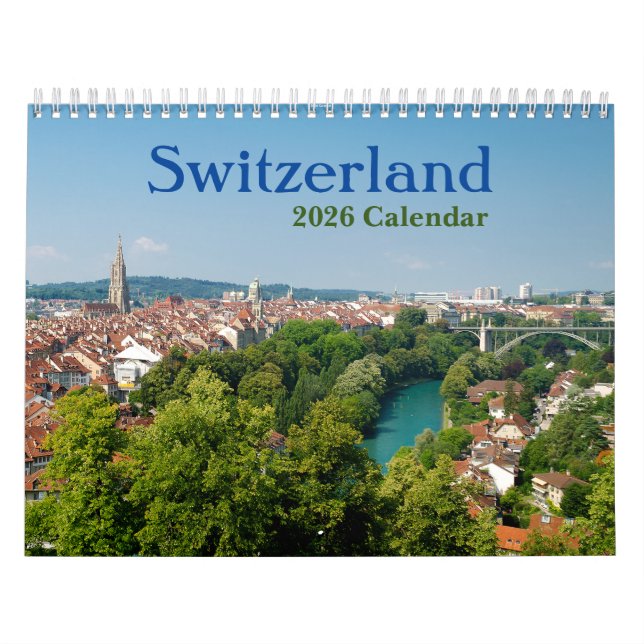 Switzerland 2026 Calendar (Cover)
