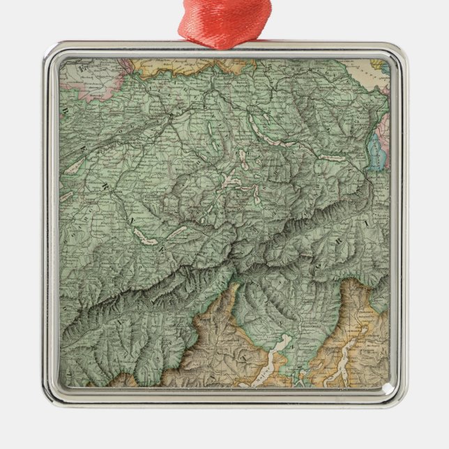 Switzerland 21 metal tree decoration (Front)