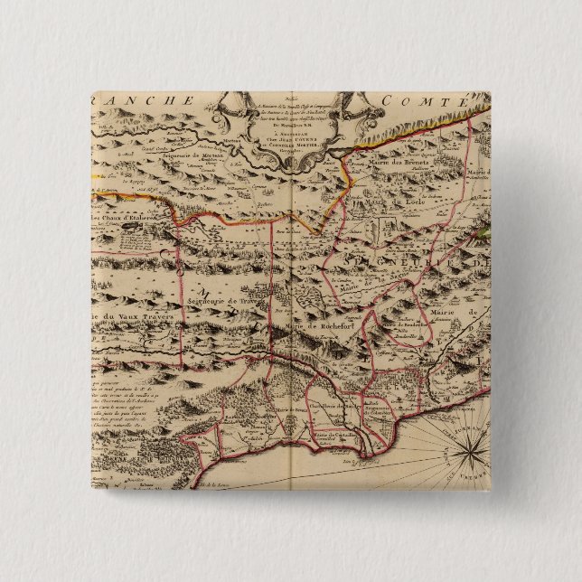 Switzerland 23 15 cm square badge (Front)