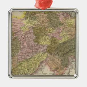 Switzerland 3 metal tree decoration