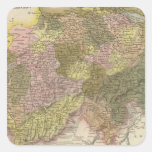 Switzerland 3 square sticker