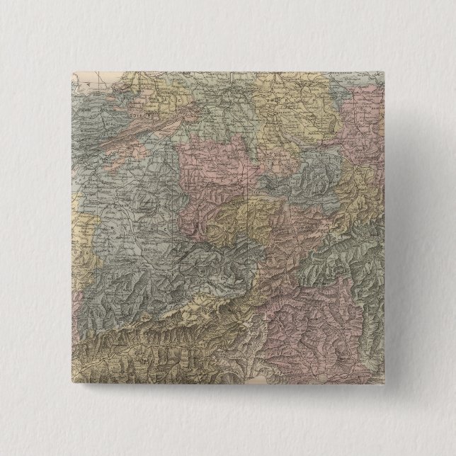 Switzerland 4 15 cm square badge (Front)