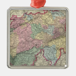 Switzerland 4 metal tree decoration
