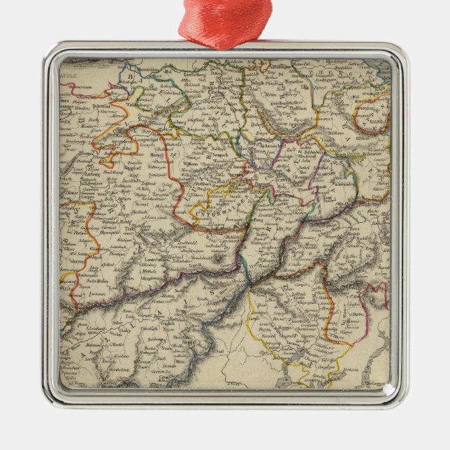 Switzerland 5 metal tree decoration (Front)