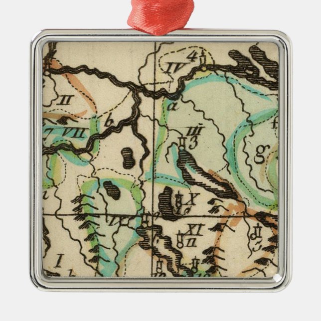 Switzerland 8 metal tree decoration (Front)
