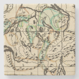 Switzerland 8 stone coaster